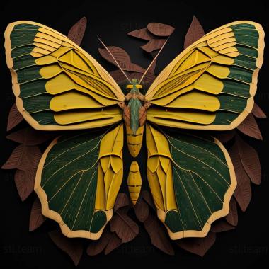 3D модель Ornithoptera aesacus (STL)